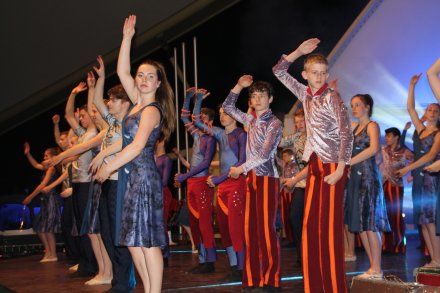 Występ grupy tanecznej z Belgii