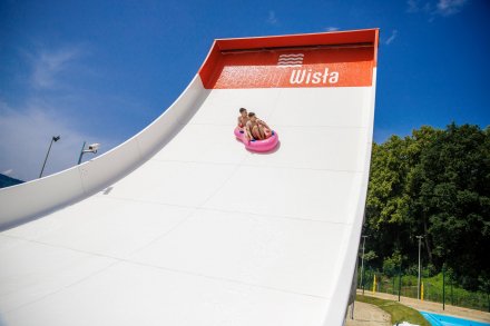 Zjeżdżalnia na basenach