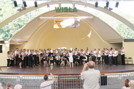 Wspólny występ orkiestr uczestniczących w koncercie