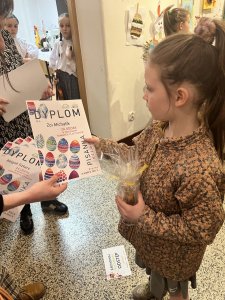 Rozdanie nagród w konkursie plastycznym "Pisanka nie z jajka"