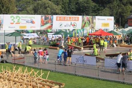 Widok na płytę zawodów na OS Jonidło