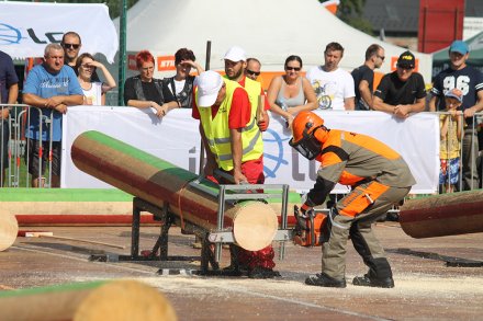 Zawodnik podczas wykonywania jednej z konkurencji