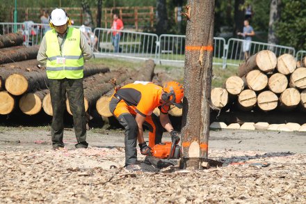 Zawodnik podczas wykonywania jednej z konkurencji