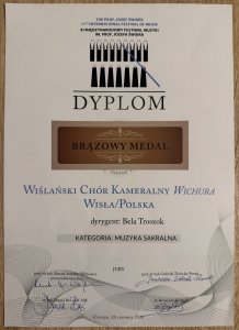 Brązowy medal - muzyka sakralna