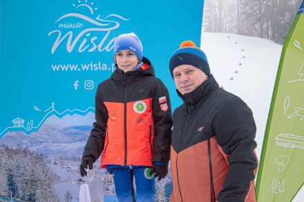 Dekoracje najlepszych IV Biegu o Puchar Wisły