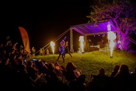 Ledowy pokaz grupy Nam Tara