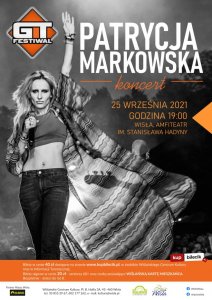 Plakat wydarzenia - koncert Patrycji Markowskiej