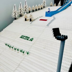 Skocznia z klocków Lego