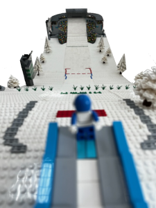 Skocznia z klocków Lego