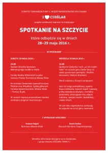 Plakat dotyczący Zjazdu Cieslarów