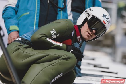 Piotr Żyła w Planicy. Fot. Tadeusz Mieczyński