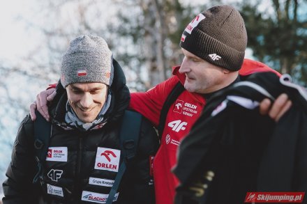 Piotr Żyła i Maciej Maciusiak