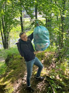 ING Lease Polska podczas akcji sprzątania Wisły