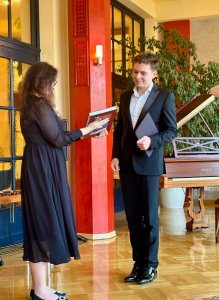 Koncert uczniów Społecznego Ogniska Muzycznego w Wiśle w Rezydencji Prezydenta RP