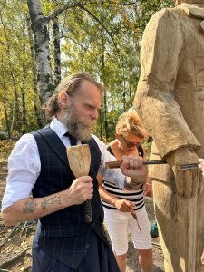 Weekend z Ochorowiczem - rzeźba Ochorowicza