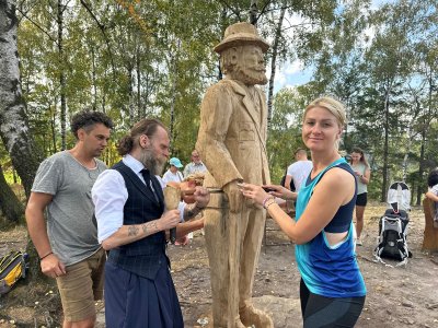 Weekend z Ochorowiczem - rzeźba Ochorowicza