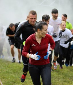 Zawodniczka podczas biegu