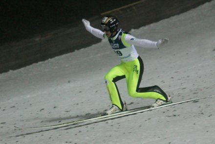 Roman Koudelka ląduje na zeskoku