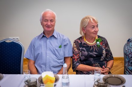 Gustaw Czyż z małżonką