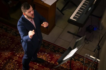 Chór kościelny Parafii Ewangelicko - Augsburskiej w Wiśle Głębcach - dyrygent Tadeusz Polok
