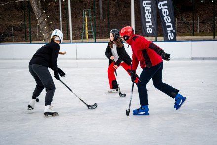 Mecz hokeja w ramach finału WOŚP