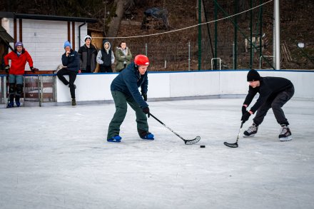 Mecz hokeja w ramach finału WOŚP