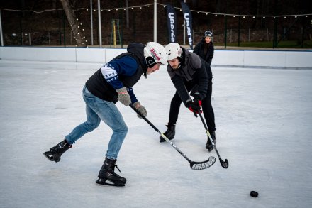 Mecz hokeja w ramach finału WOŚP
