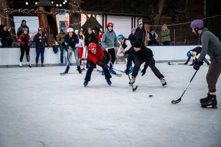 Mecz hokeja w ramach finału WOŚP