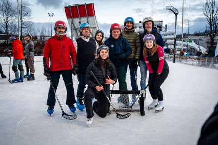 Mecz hokeja w ramach finału WOŚP