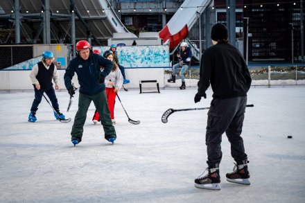 Mecz hokeja w ramach finału WOŚP