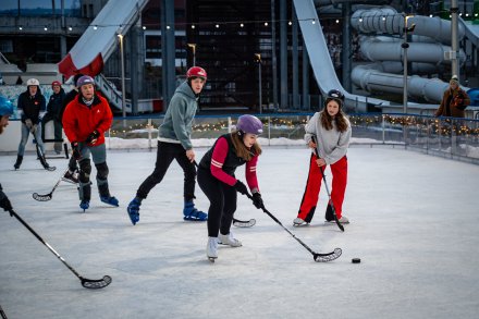 Mecz hokeja w ramach finału WOŚP
