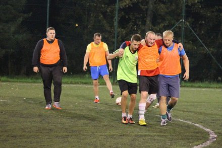 Fragment meczu Czarne Łabajów Nadleśnictwo - FC Wymiatacze