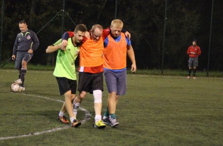 Fragment meczu Czarne Łabajów Nadleśnictwo - FC Wymiatacze
