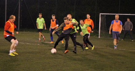Fragment meczu Czarne Łabajów Nadleśnictwo - FC Wymiatacze