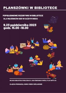 Planszówki w bibliotece