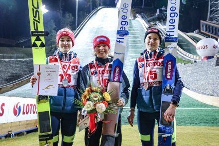 Podium Mistrzostw Polski kobiet