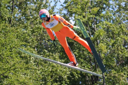 Dawid Kubacki w locie