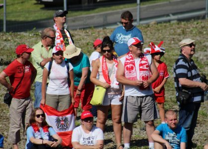 Kibice na skoczni im. Adama Małysza