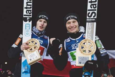 Anze Lanisek i Lovro Kos