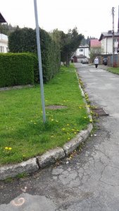 Ulica Łukowa przed modernizacją