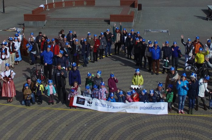 Happening na wiślańskim placu Hoffa zgromadził około 200 osób