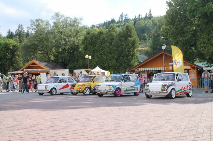 Samochody przed rajdem