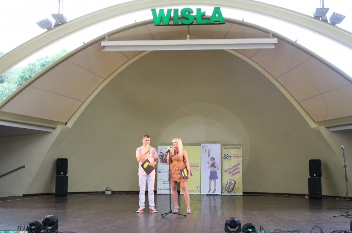Prowadzący Anna Włodarczyk i Arkadiusz Wieczorek