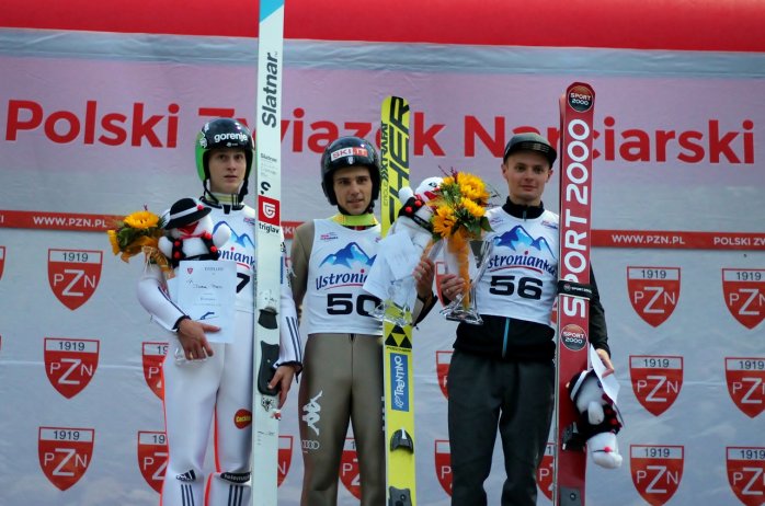 Trzech najlepszych na podium