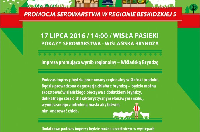 Plakat imprezy Wiślańska Bryndza