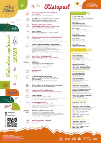Kalendarz wydarzeń listopad 2025