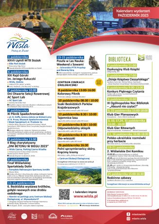 Kalendarz imprez październik 2023 jpg