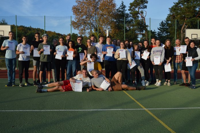 Wręczenie certyfikatów Youthpass - dokumentów, potwierdzających udział w wymianie młodzieży