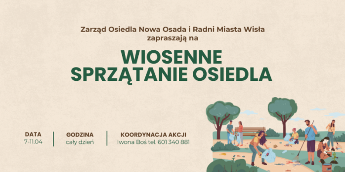 Wiosenne sprzątanie osiedla