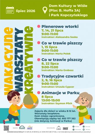 plakat zajęć dla dzieci